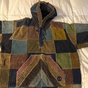 IXCHEL FESTIVAL GIG’rs Plaid Corduroy Jacket Size XXL Unisex